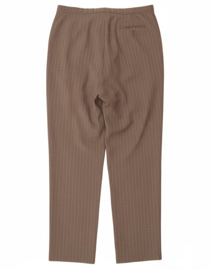 LAURA ASHLEY Calça feminina de cintura alta Reino Unido 16 grande W32 L31 cinza