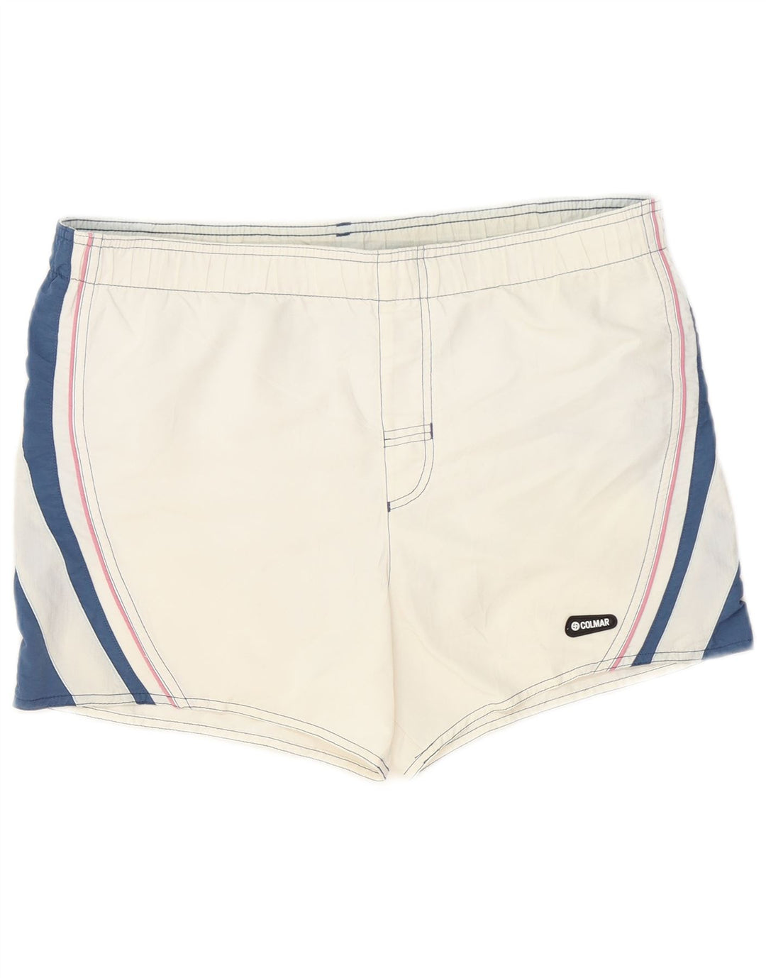 Shorts de natação masculino Colmar EU 46 pequeno bloco colorido branco