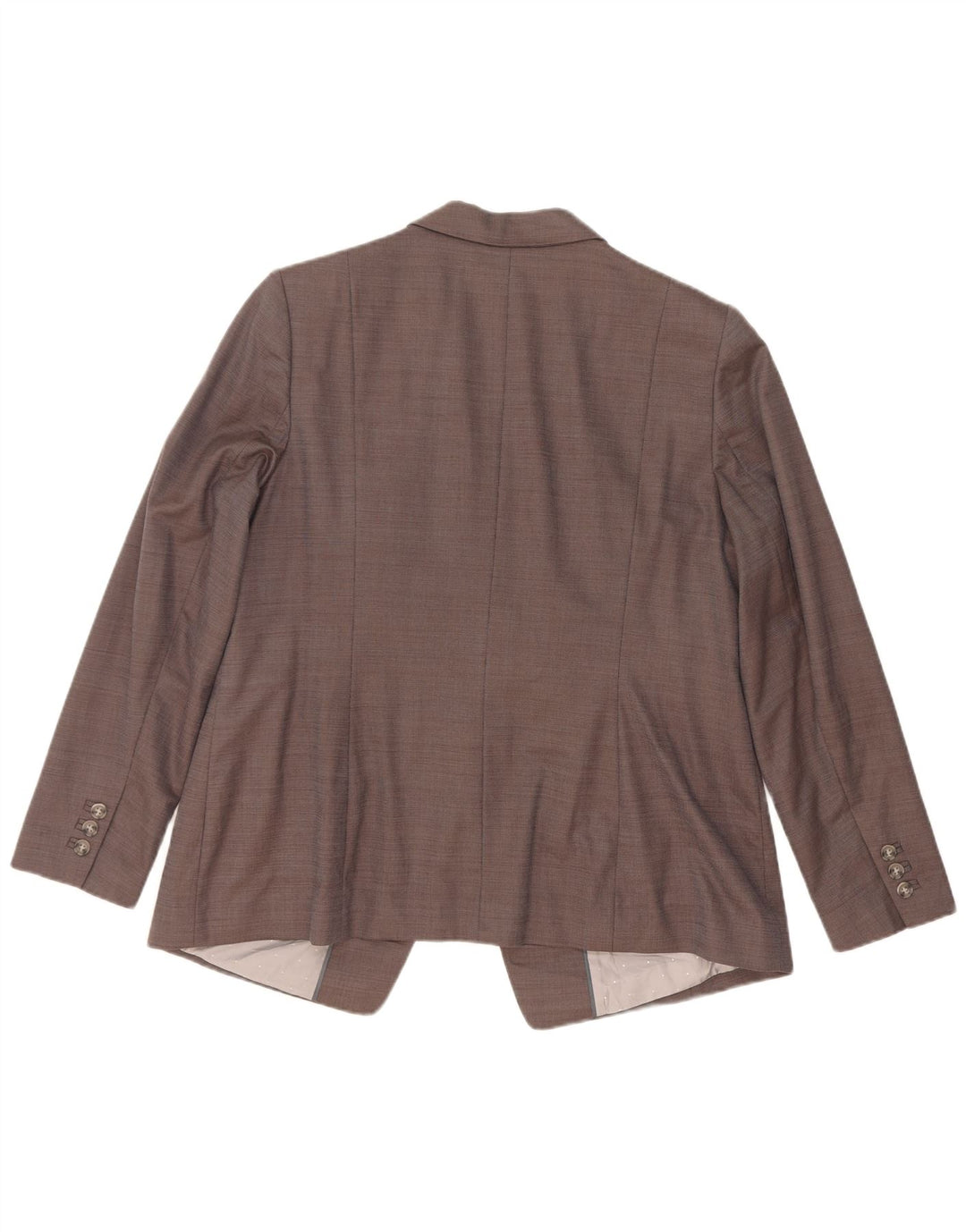 Jaqueta blazer feminina Marks & Spencer com 1 botão Reino Unido 18 XL cinza viscose
