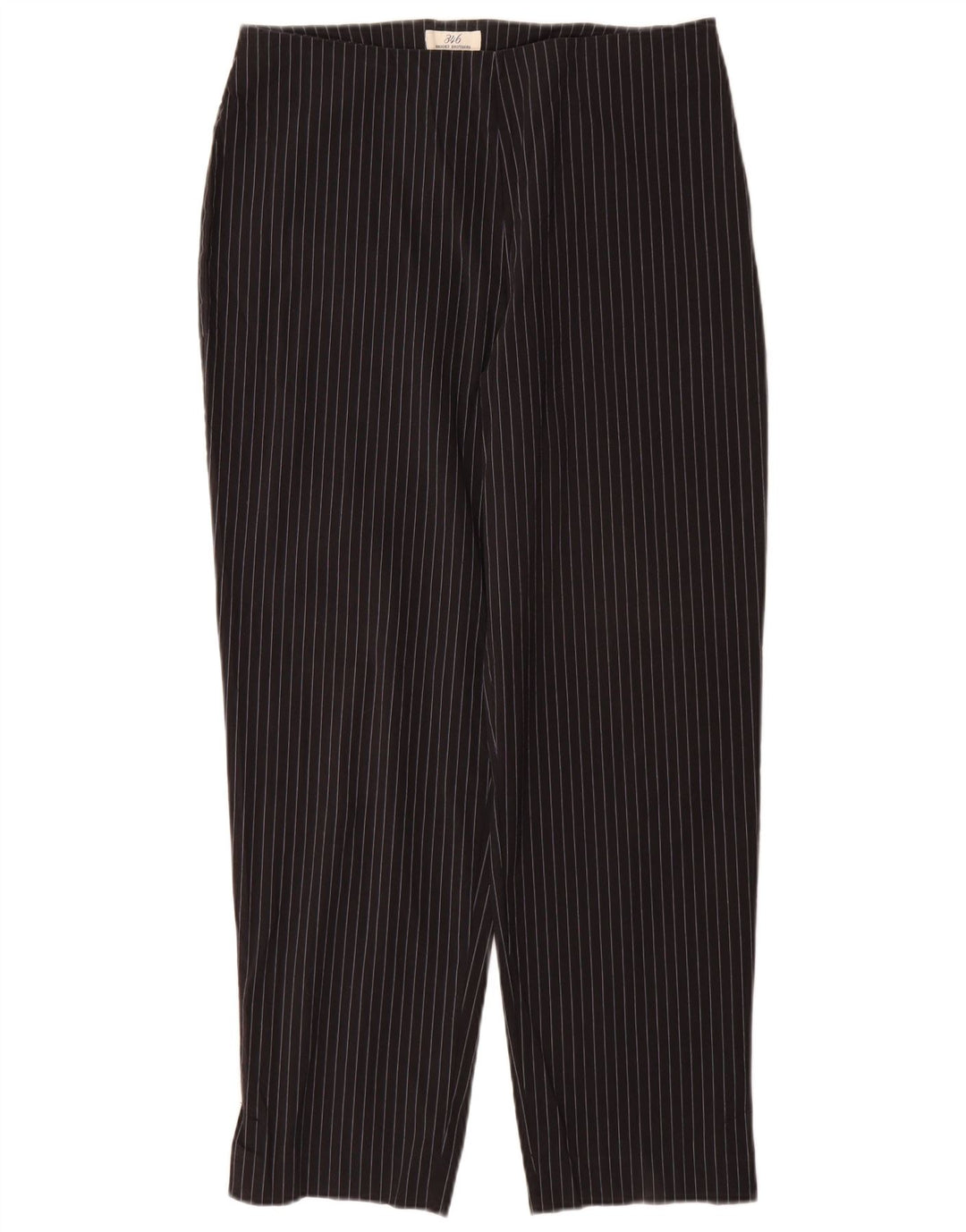 Calça feminina BROOKS BROTHERS 346 casual US 12 grande W30 L28 preta