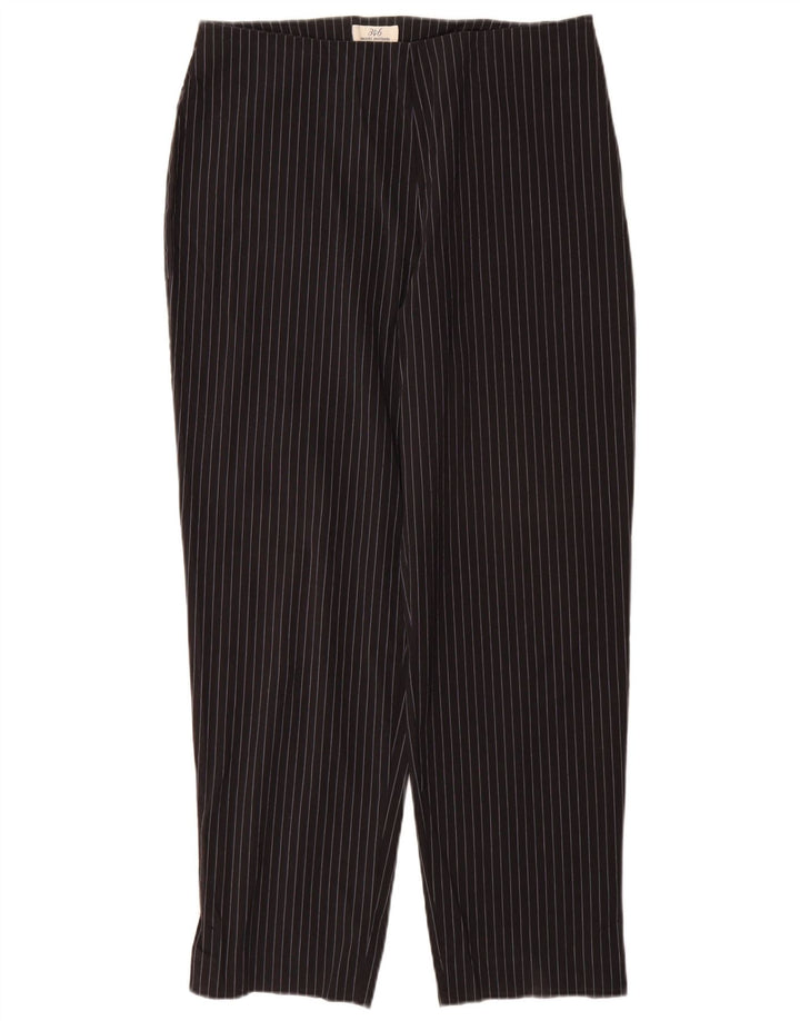 Calça feminina BROOKS BROTHERS 346 casual US 12 grande W30 L28 preta