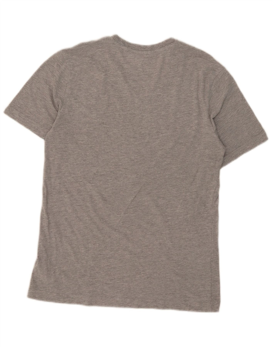 Camiseta feminina Chaps UK 10 algodão manchado cinza pequeno