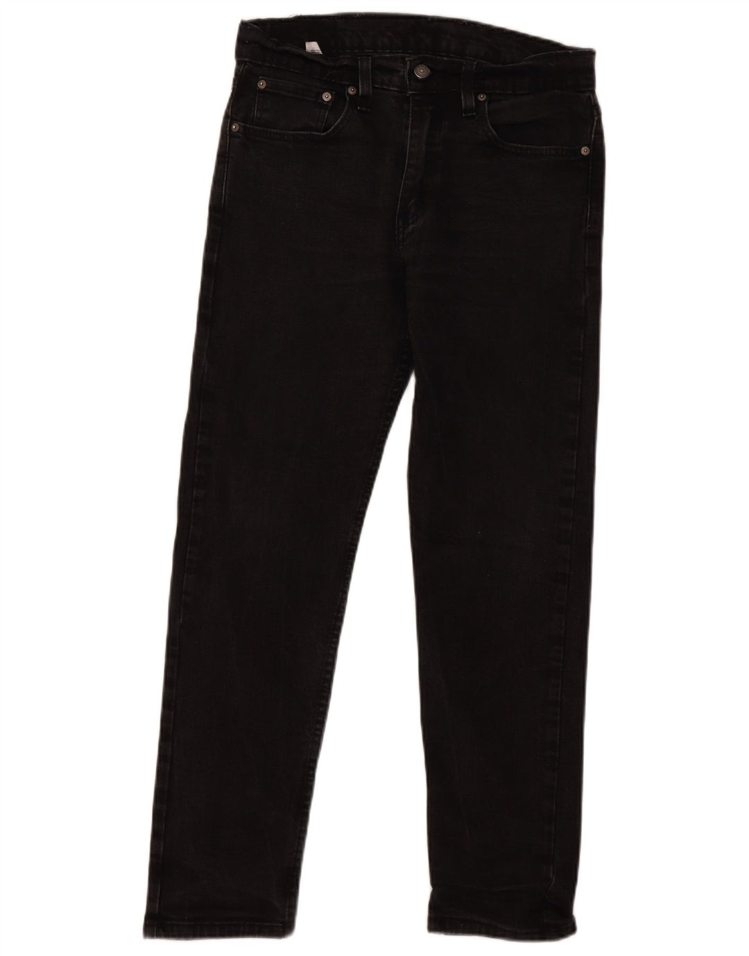 Levi's Masculino 502 Straight Jeans W31 L29 Cinza Algodão