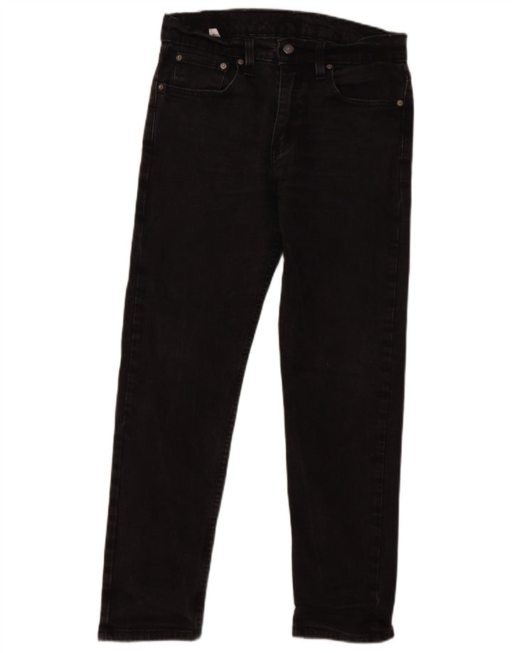 Levi's Masculino 502 Straight Jeans W31 L29 Cinza Algodão