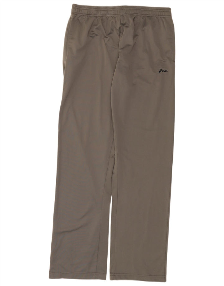 Calça de treino masculina ASICS XL cinza poliéster