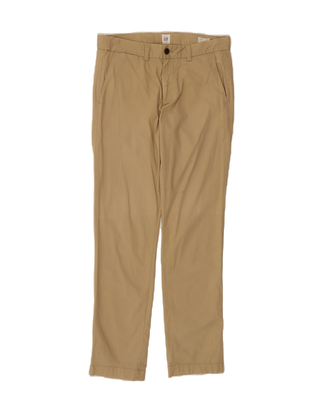 GAP Mens Slim Chino Trousers W30 L32 Beige Cotton Vintage Gap and Second-Hand Gap from Messina Hembry 