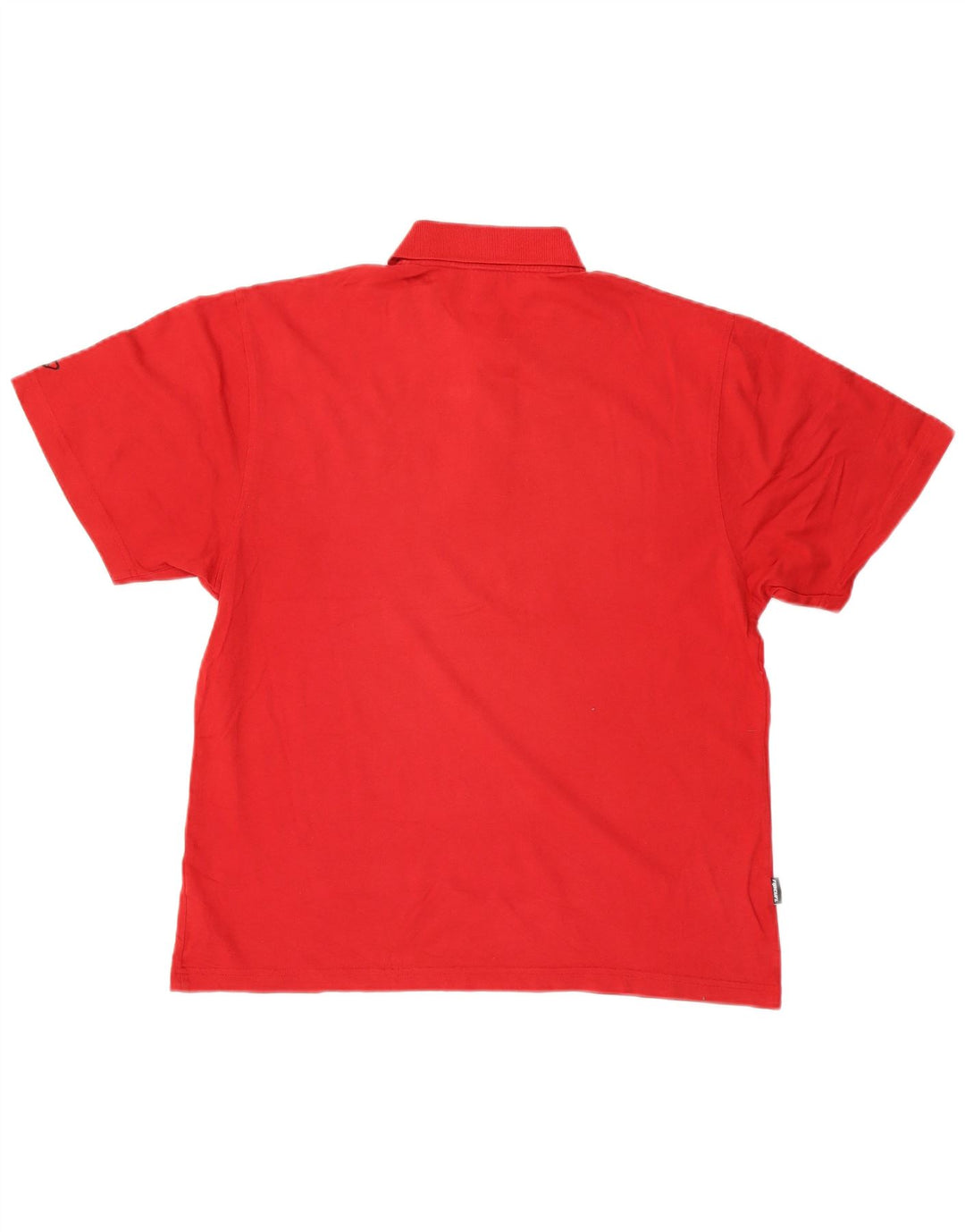 Camisa polo masculina Rip Curl pequena de algodão vermelho