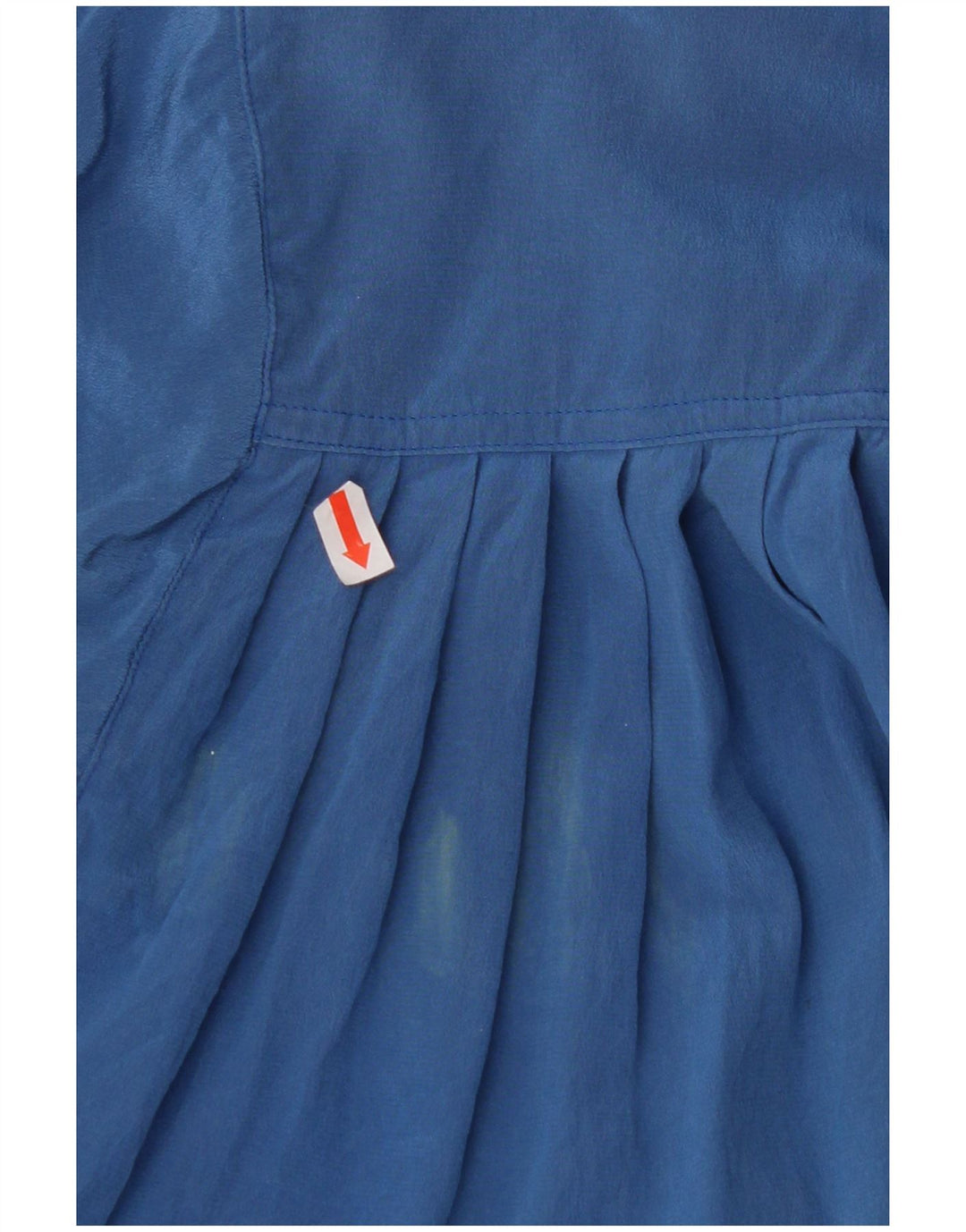 Vestido camisa feminino oversized de manga curta MAX MARA Reino Unido 12 azul médio