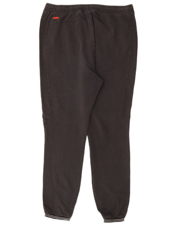 Calça de treino feminina Puma Joggers UK 14 médio preto algodão