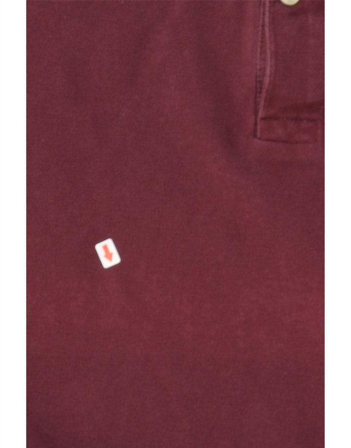 U.S. POLO ASSN. Mens Polo Shirt Large Burgundy Cotton Vintage U.S. Polo Assn. and Second-Hand U.S. Polo Assn. from Messina Hembry 