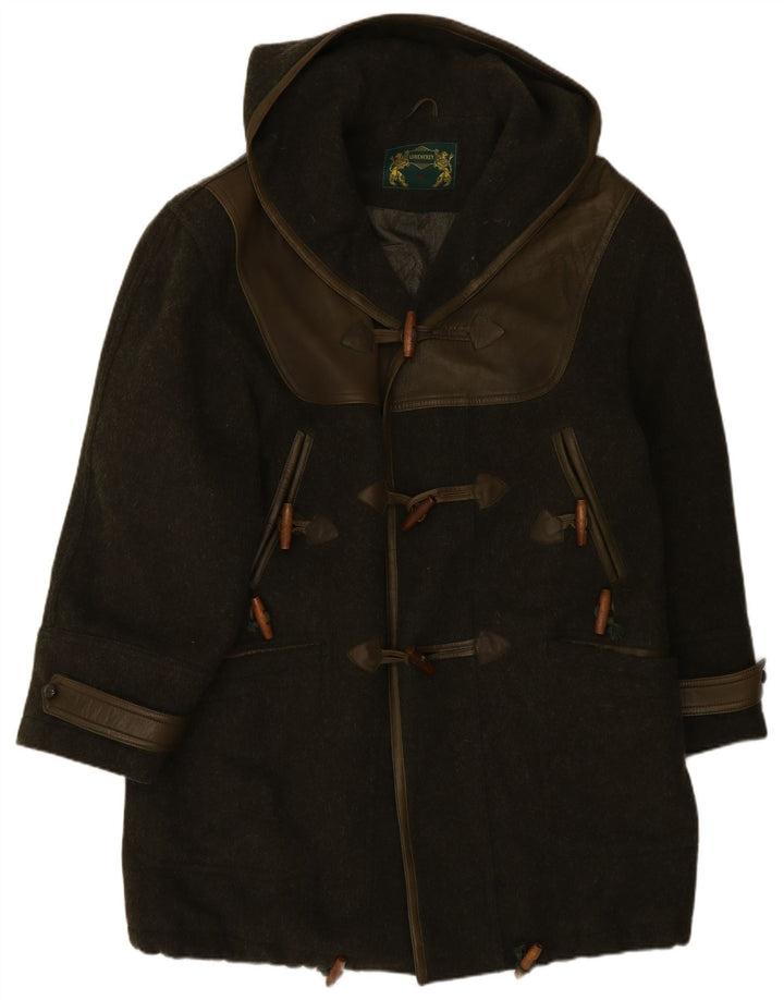 Casaco masculino com capuz Lodenfrey EU 50 grande lã verde