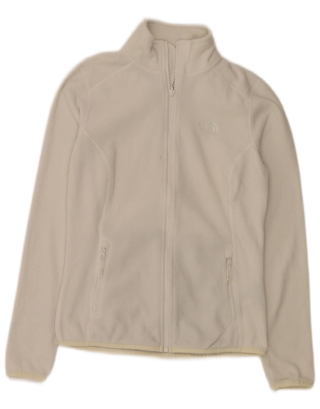 Jaqueta de lã feminina The North Face UK 10 poliéster branco pequeno