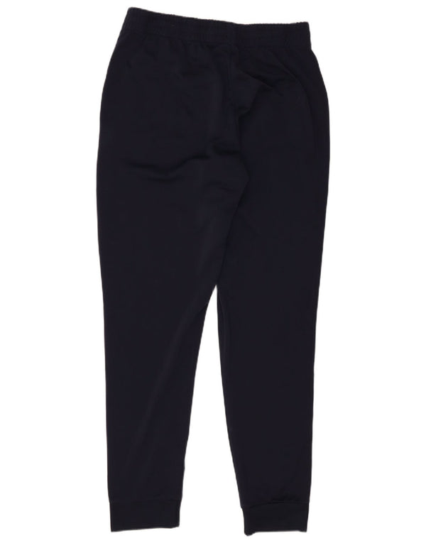 Calça de treino masculina Adidas Joggers UK 44/46 grande azul marinho poliéster