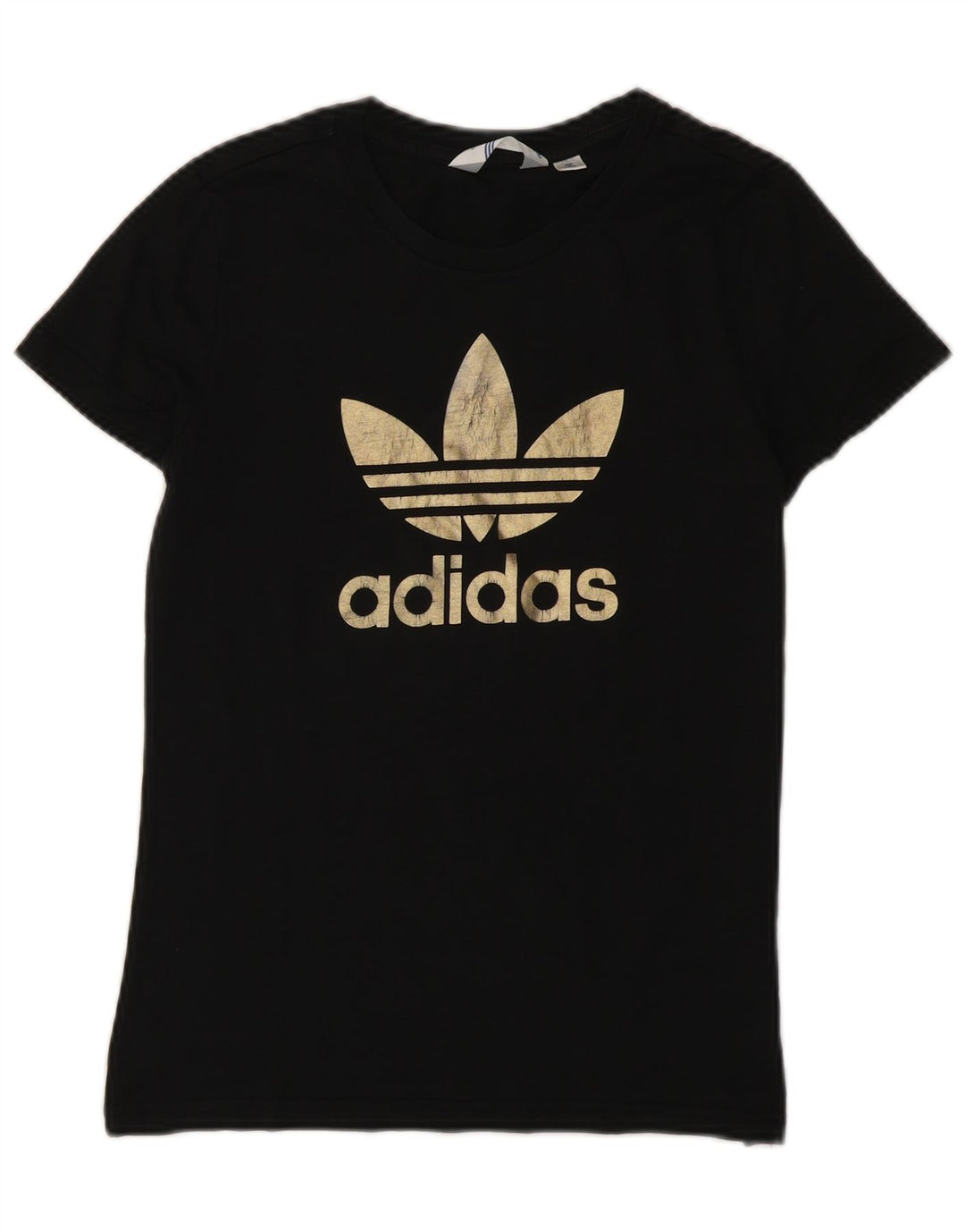 Camiseta gráfica feminina Adidas Top IT 42 médio algodão preto