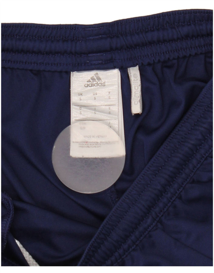 Adidas Masculino Climalite Sport Shorts Pequeno Azul Marinho Colorblock Poliéster