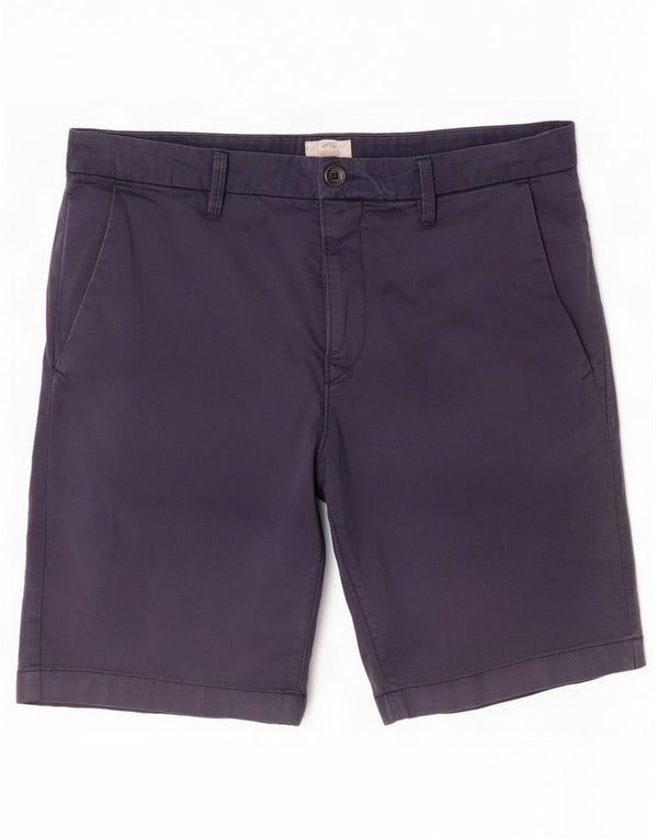 Timberland Mens Chino Shorts W34 Grande Algodão Azul Marinho