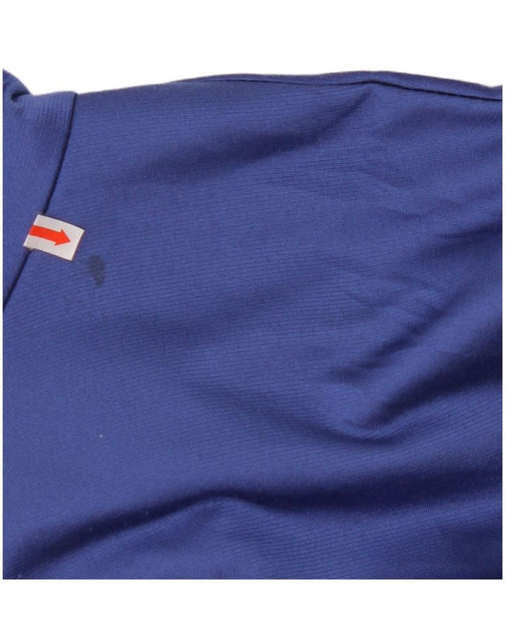 LOTTO Mens Treino Top Jaqueta XL Azul Colorblock