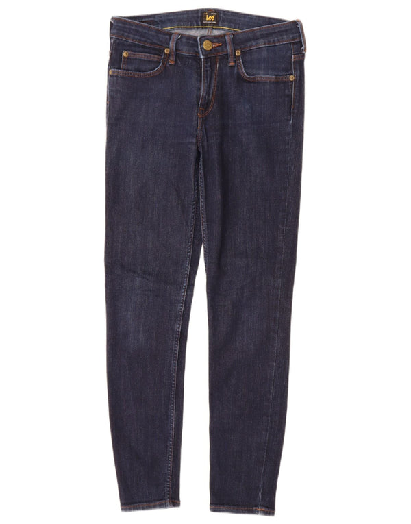 Lee Womens Scarlett Skinny Jeans W28 L27 Azul Marinho Algodão