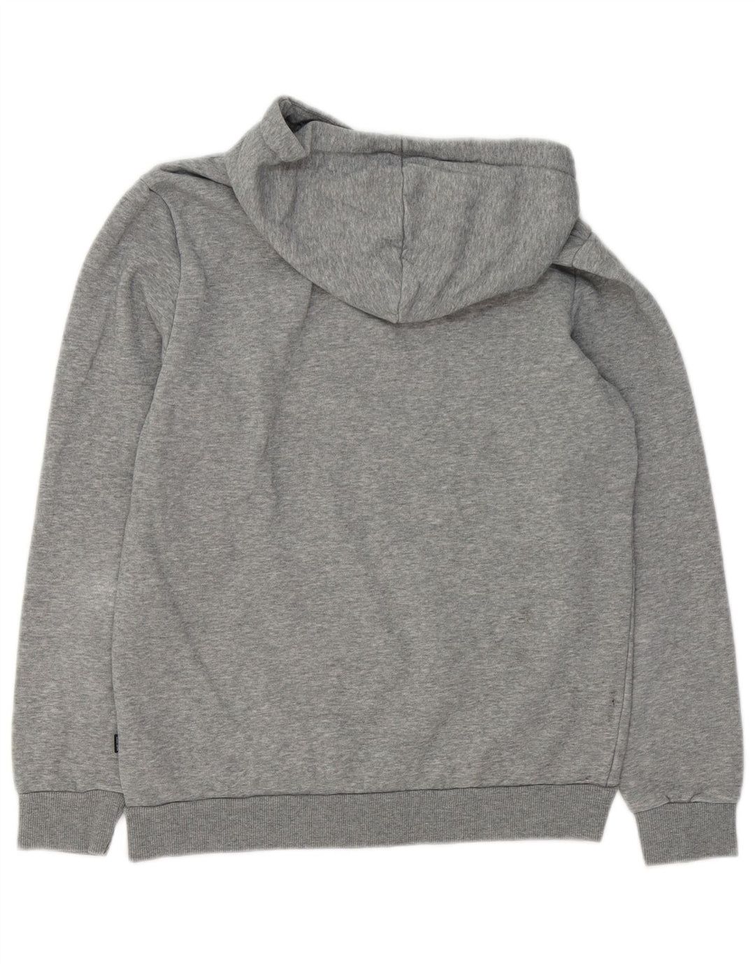 PUMA Mens Graphic Hoodie Jumper Pequeno Algodão Cinza