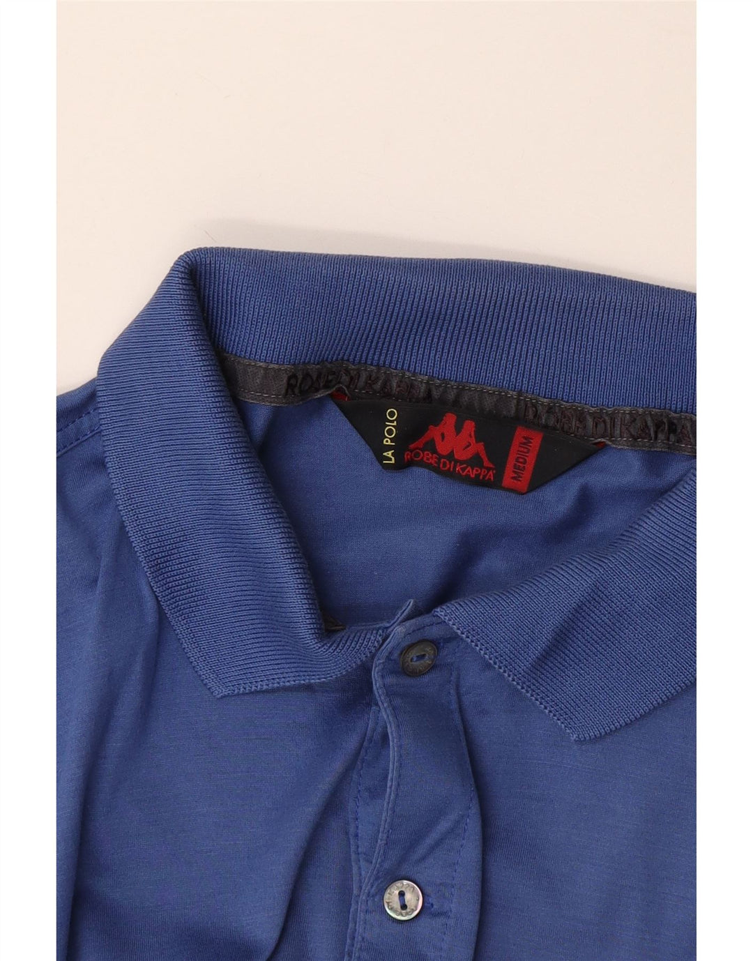 Camisa polo masculina Kappa azul médio