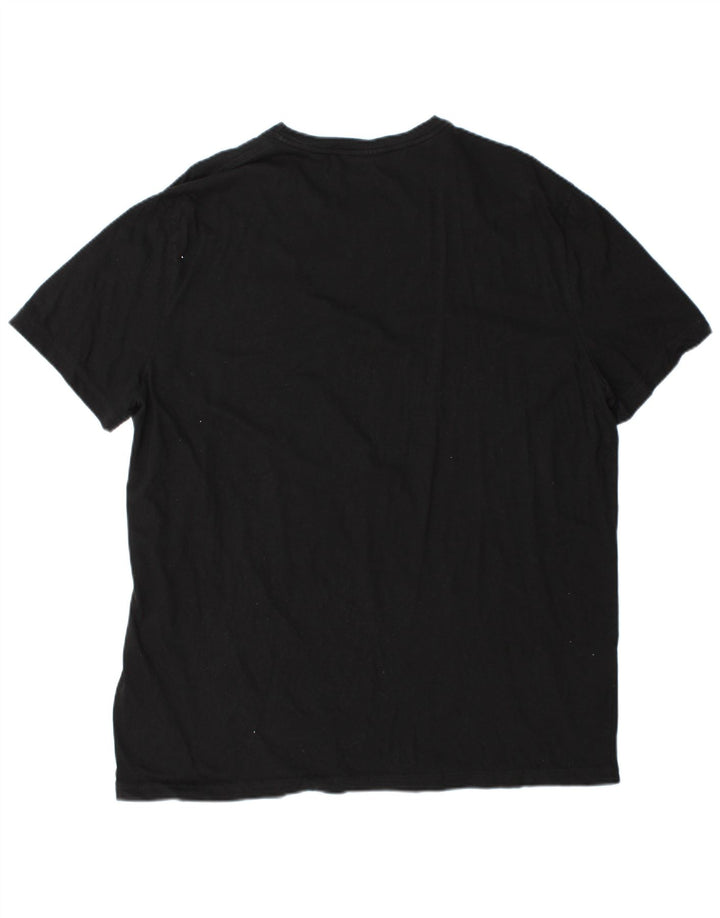 Camiseta masculina Lacoste tamanho superior 8 3XL preta