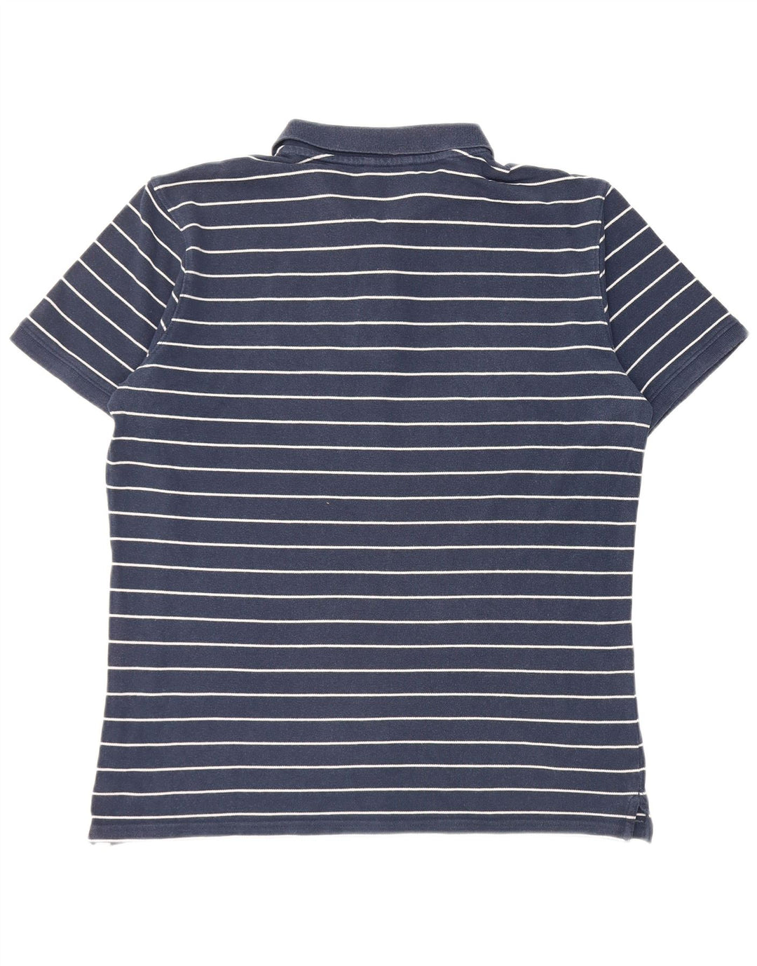Camisa polo masculina Carrera de manga curta grande listrada azul marinho