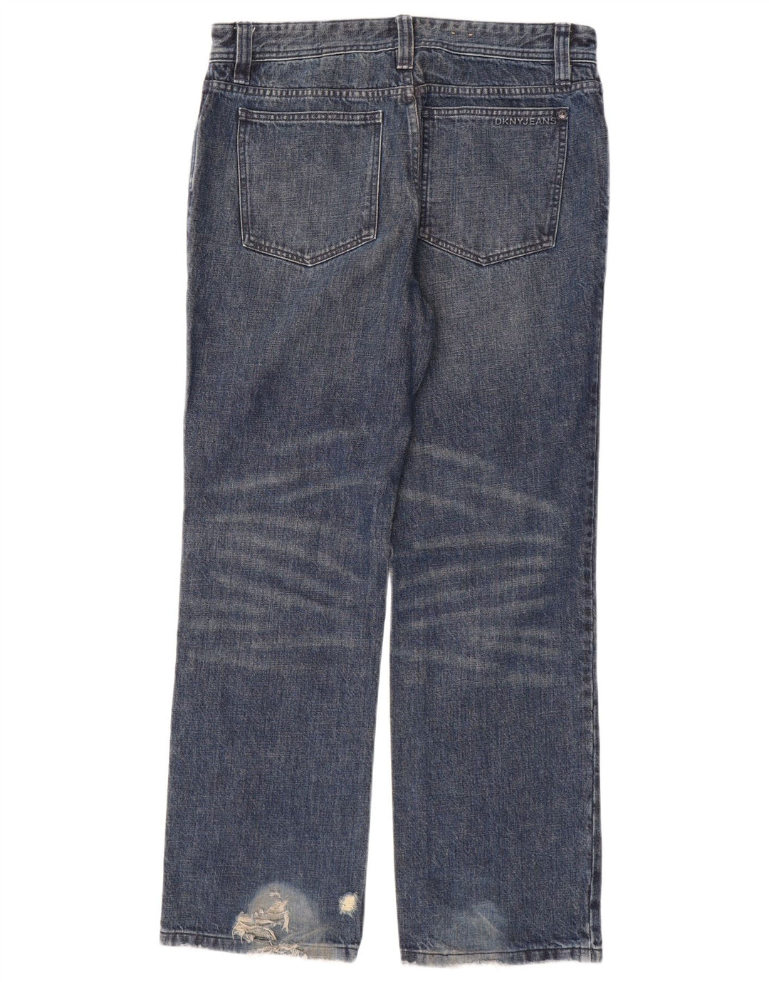 Jeans retos masculinos DKNY W33 L31 algodão azul