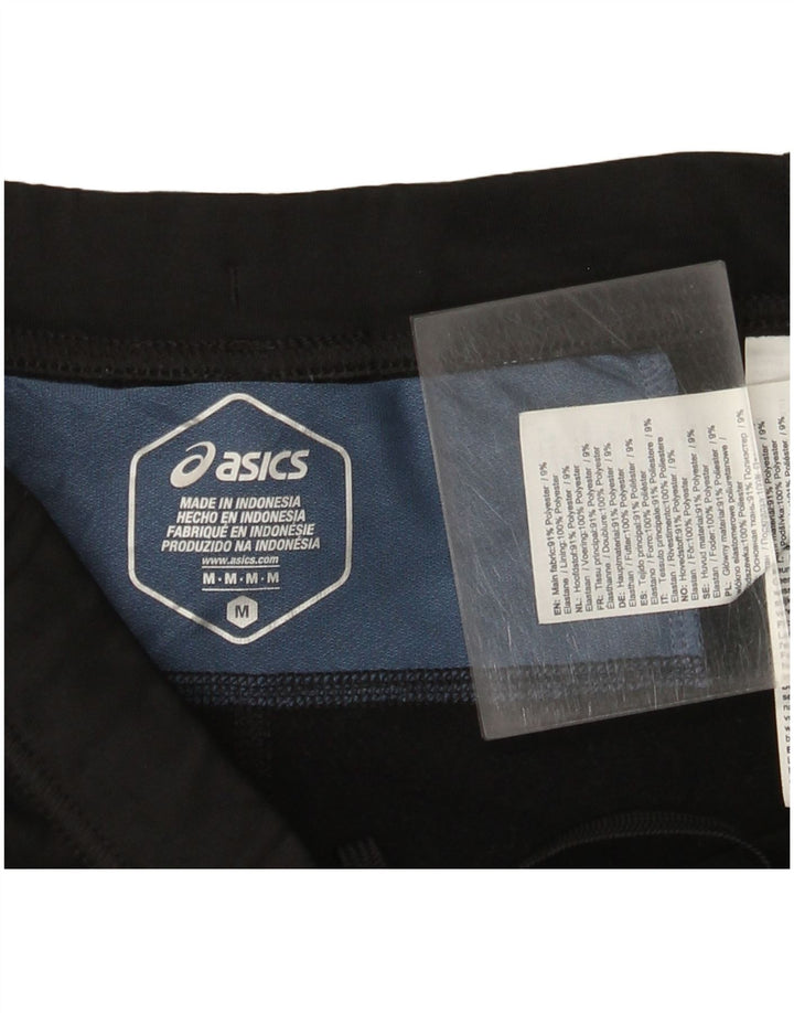 Calça de treino feminina Asics UK 12 poliéster preto médio