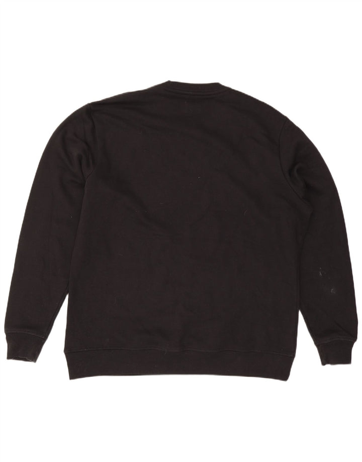 Campeão Mens Moletom Jumper XL Algodão Preto