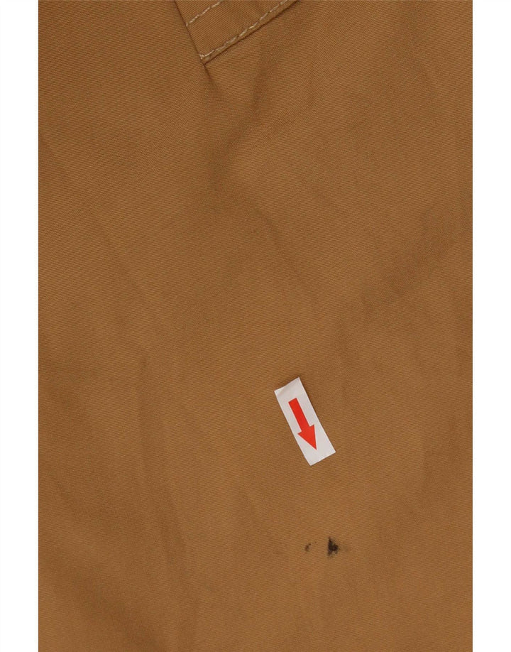 Sobretudo masculino vintage UK 40 grande algodão bege