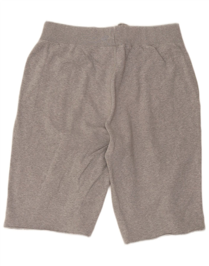 Shorts esportivos masculinos Champion grande algodão manchado cinza