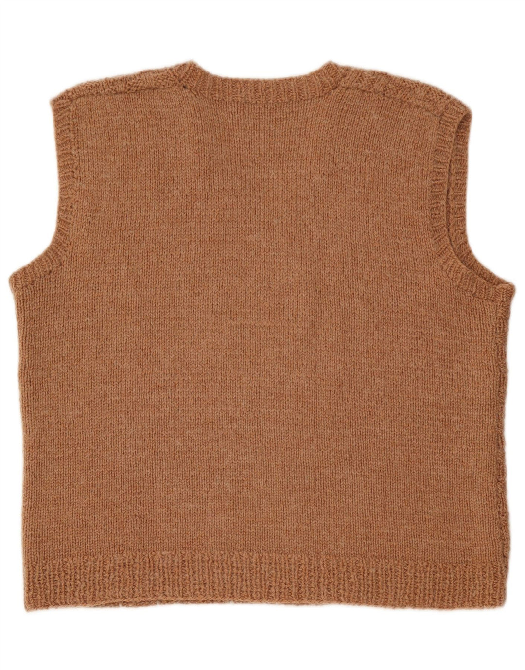 Regata masculina vintage com colete médio marrom