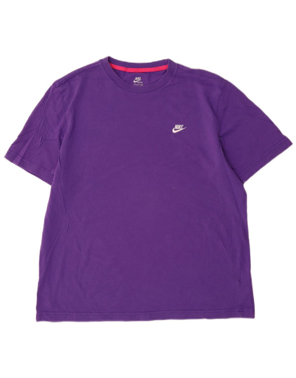Nike Mens Camiseta Top UK 46/48 XL Roxo Algodão