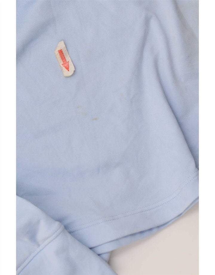 Under Armour Feminino Zip Neck Pullover Treino Top UK 12 Médio Azul