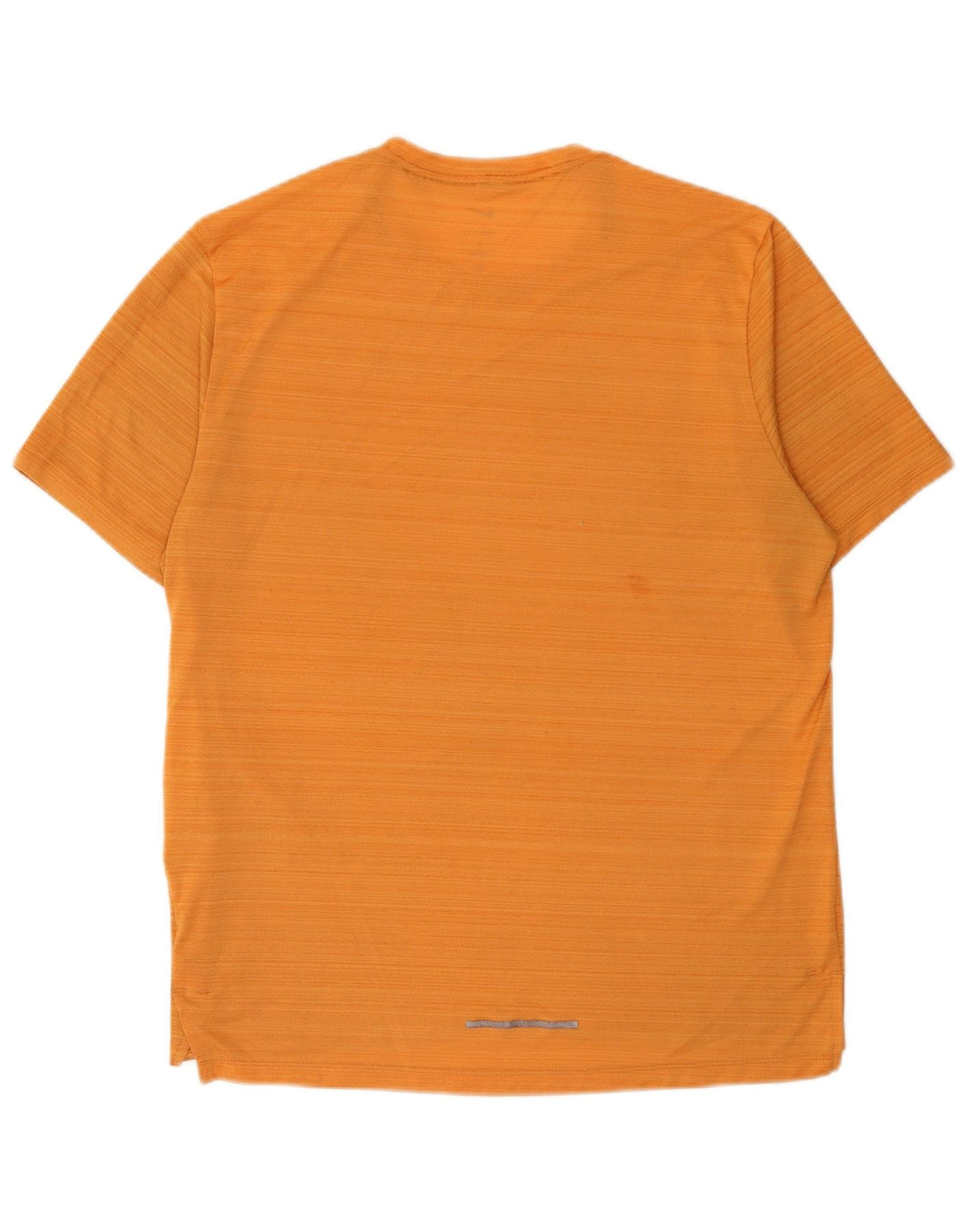 Camiseta Nike Masculina Dri Fit Top Grande Listrada Laranja Poliéster