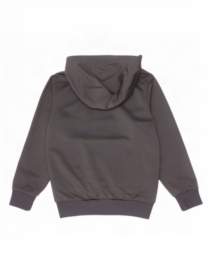 Suéter Adidas Boys Zip com capuz 4-5 anos preto poliéster