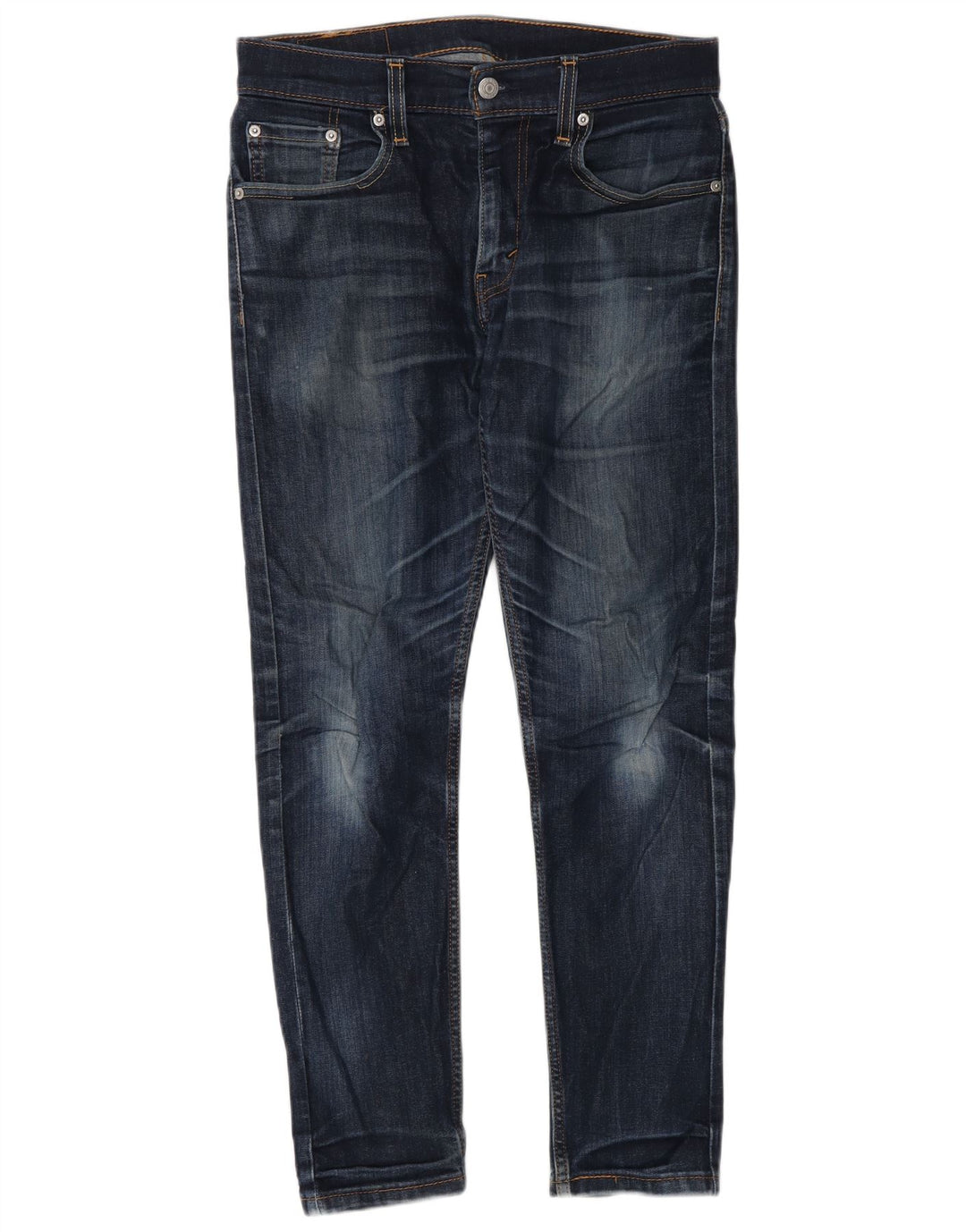 Levi's Masculino 512 Slim Tapered Jeans W30 L30 Azul Algodão