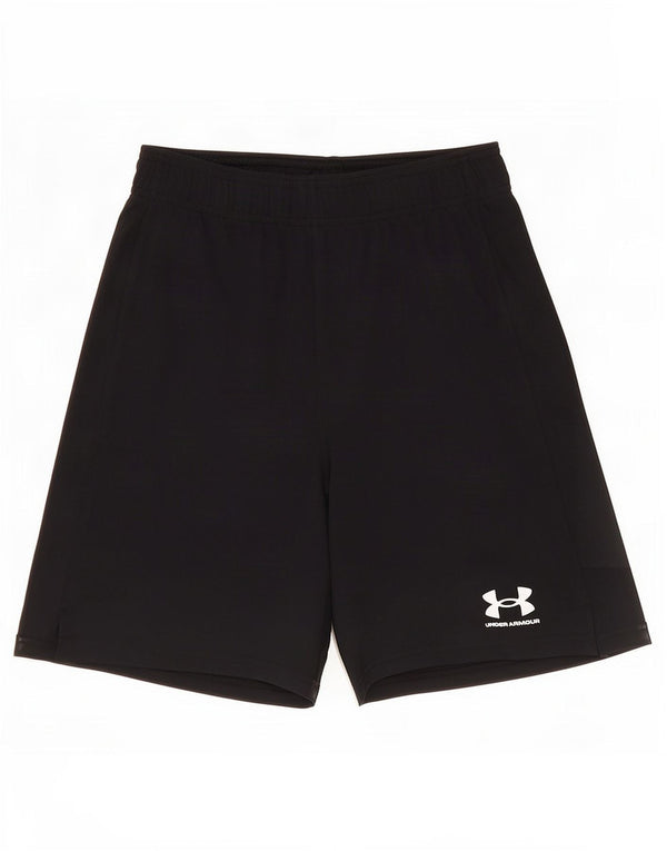 Under Armour Mens Loose Fit Sport Shorts Pequeno Poliéster Preto