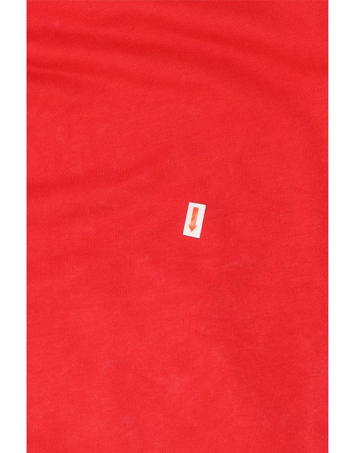 Suéter com capuz gráfico LEVI'S Boys 13-14 anos algodão vermelho