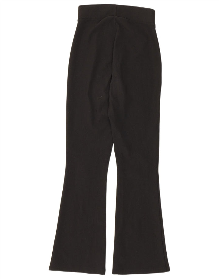 Zara Leggings Flare Mulher UK 4 XS Preto
