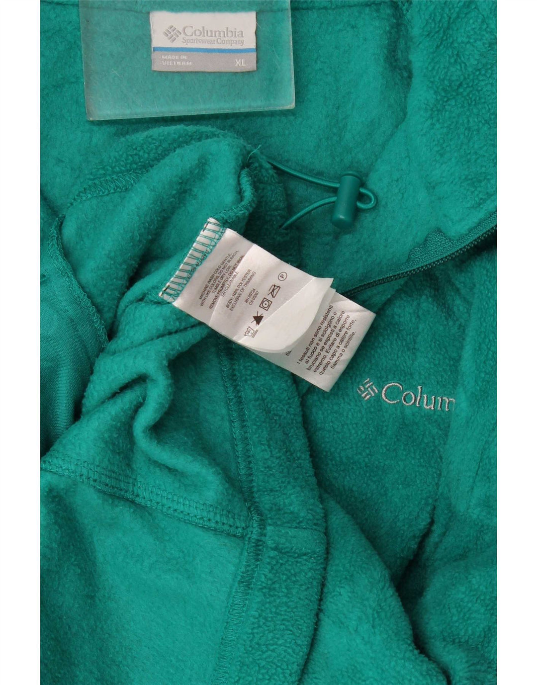 Jaqueta de lã feminina Columbia UK 18 XL verde poliéster