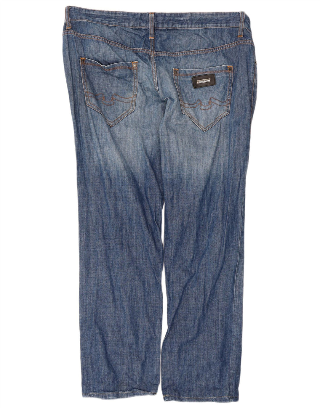 Calça jeans reta feminina Richmond W40 L30 azul