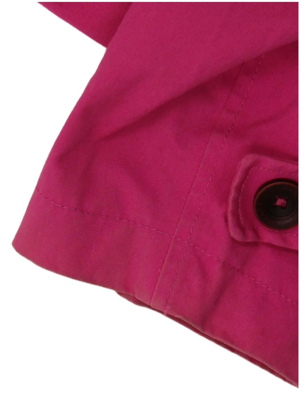 Jaqueta de chuva feminina com capuz JOULES UK 18 XL algodão rosa