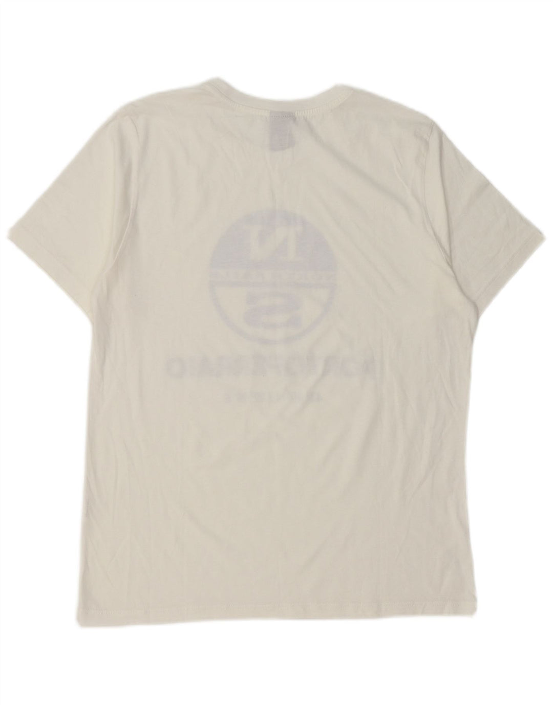 Camiseta gráfica masculina North Sails grande branca