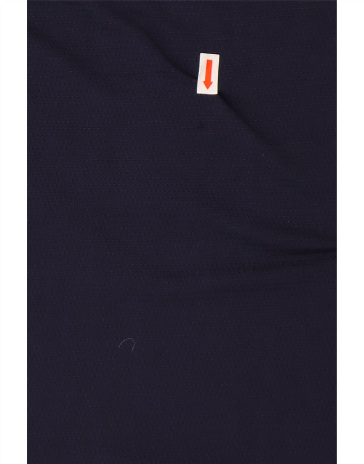 Camiseta masculina SUPERDRY com estampa gráfica pequena azul marinho poliéster