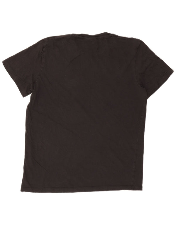 Camiseta gráfica masculina Jack & Jones Top XL algodão preto