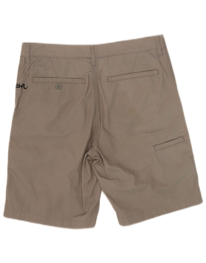 Quiksilver Mens Chino Shorts W31 Poliéster Cinza Médio