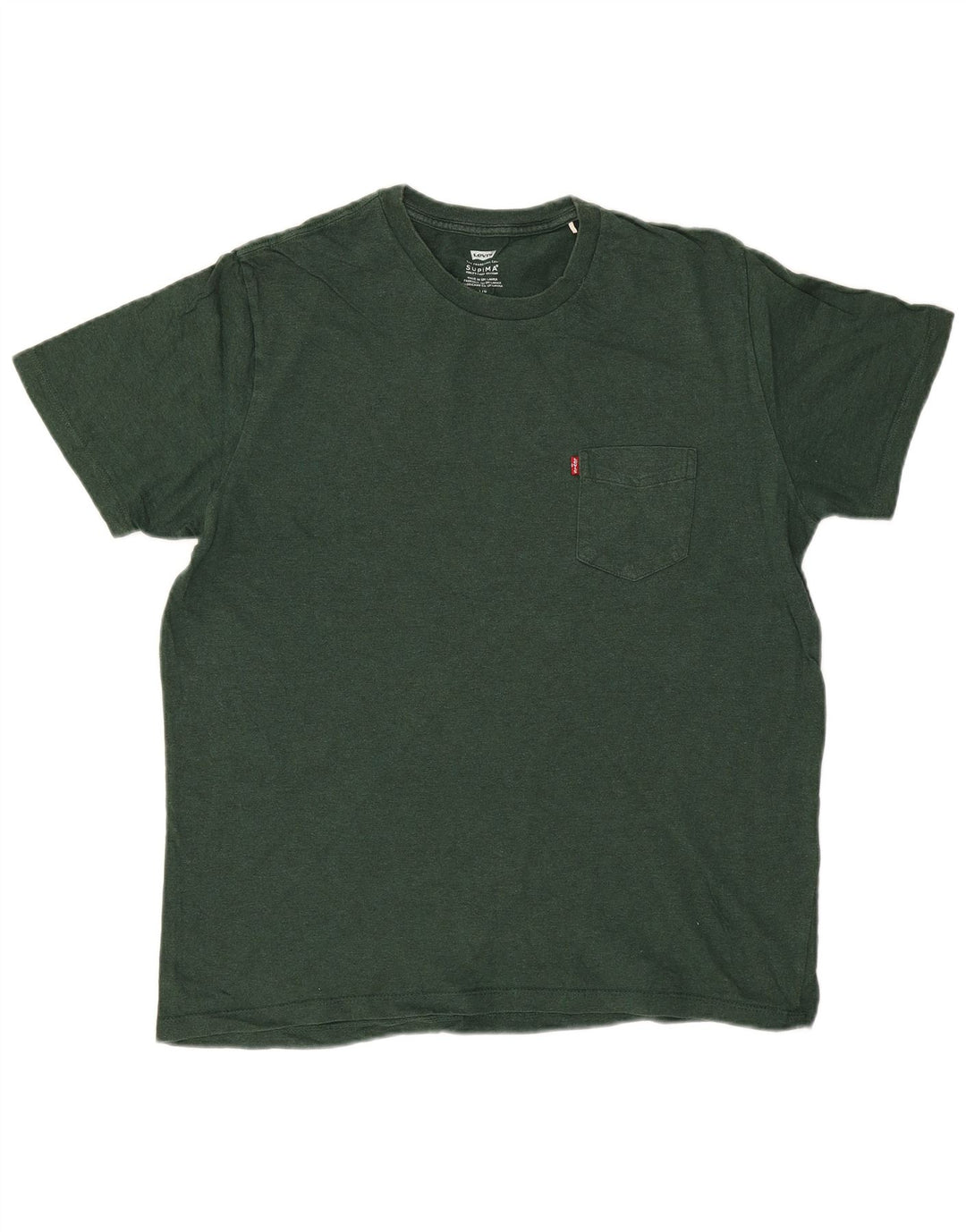 Camiseta masculina Levi's grande verde