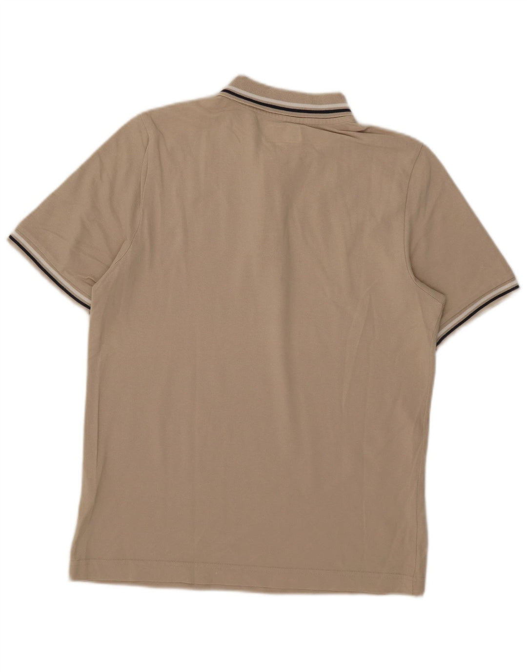 Camisa polo masculina Kappa pequena algodão bege