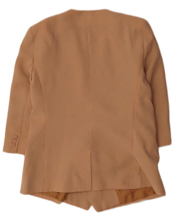 Jaqueta Blazer Feminina Manga 3/4 French Connection Reino Unido 14 Bege Médio